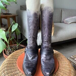 Stetson Distressed Harness Cowboy Boot